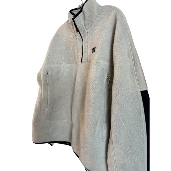 Mountain Hardwear Women’s HiCamp Fleece Pullover Size XL Half Zip Teal Pockets - Picture 4 of 7